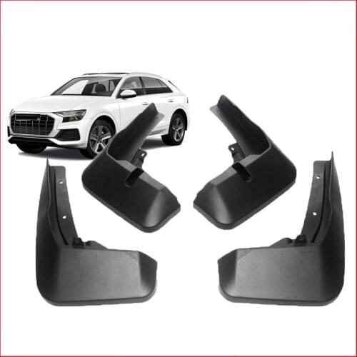 4 PCS Mudflap For Audi Q8 2019-2021 Front Rear Car Fender Mud Flaps Guard Splash Flap Mudguards Accessories