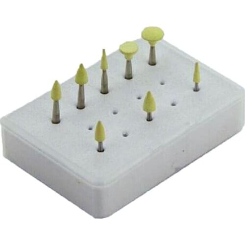 8 Pieces/lot Zirconia All Ceramics Z max Grinding RA FG Diamond Bur Polisher Kits Stone Polishing Tools Dental lab Materials