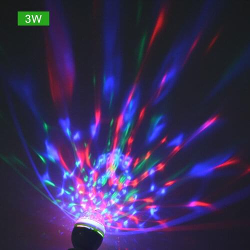 Auto Rotating LED DJ Disco Ball light Laser Projector Stage Christmas lights Indoor RGB Bulb For Home KTV Party Decor 110/220V