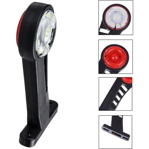 Side Marker Lamps For Truck, 2-piece, 24v, Warning Light, Rear Light, For Trailer Van Lorry Bus