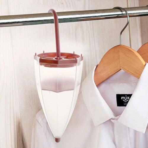 For Wardrobe Cupboard Mildew Proof Tool Dehumidifier Bags With Desiccant Reusable Umbrella shaped Hanging Moisture Absorber