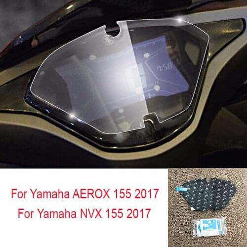 For Yamaha AEROX 155 NVX 155 Cluster Scratch Protection Film Screen Protector Explosion-proof