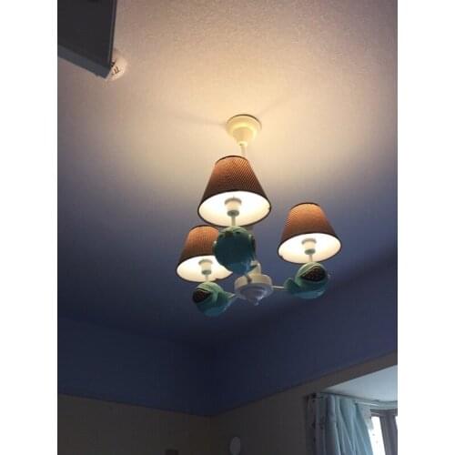 Mini Cloth shade kid Lighting Cafe Modern children Chandeliers Led Hanging Lights Nordic Suspension Lamp for Lounge Dining Room