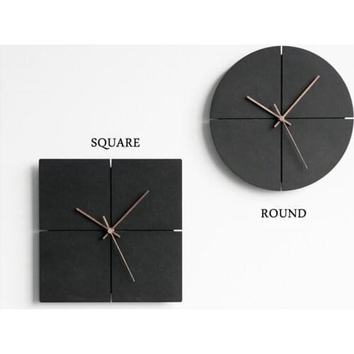 Nordic Minimalist Wall Clock Creative Living Room Personality Household Watches Silent Wall Clocks Home Decor