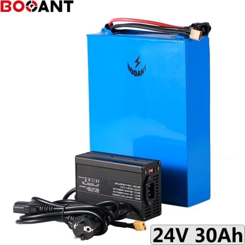 Powerful 24V 30Ah 500W 800W 1000W electric scooter battery LiFePo4 battery 3.2V 32700 cell 24V 250W ebike battery + 5A Charger