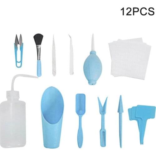 12pcs Watering Sowing Seedling Digging Garden Planter Set Mini Yard Gardening DIY Tools For Succulent Planting