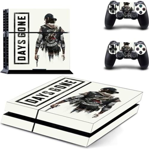 Days Gone PS4 Stickers Play station 4 Skin PS 4 Sticker Decal Cover For PlayStation 4 PS4 Console & Controller Skins Vinyl