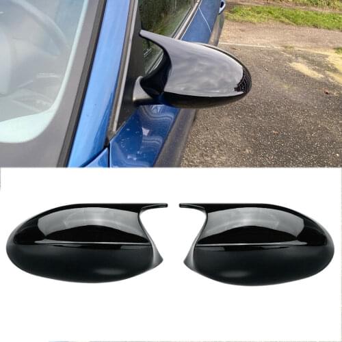 Fit For BMW 3 Series E90 E91 E92 E93 PRE-LCI Wing Side Mirror Cover Cap Gloss Black M3 Style