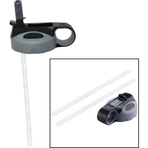 Quevinal 50pcs hot Straw Lid Fit for 18oz/32oz/40oz/64oz Wide mouth stainless steel Vacuum insulated Water Bottle BPA- free