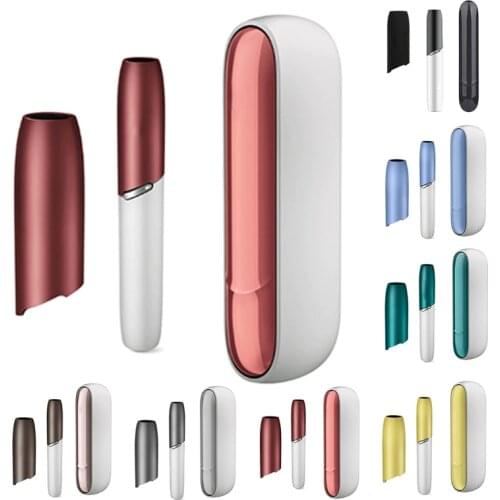 Cap+Side For -IQOS 3 Duo Colorful Silicone Case PC Side Cover Top Cap DIY Replaceable Cover Accessories Replacement Outer Case