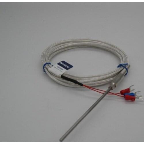 High-quality 0 To 600 C Degree Stainless Steel 3x100x2M Probe PT100 type Sensors High Temperature Thermocouple Sensors