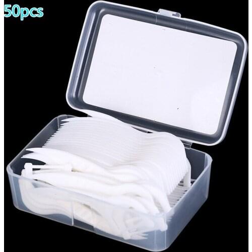 30/50 Pcs Thread Dental Flosser Oral Gum Teeth Clean Tools Dental Plastic Tooth Picks Teeth Care