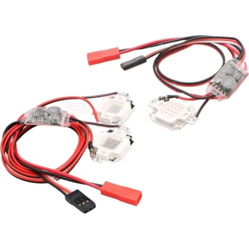 1pc 10W Super Bright Dual Single Flash LED Light Navigation Night Lamp Green Red Strobe for RC FPV Drone Quadcopter Accessories