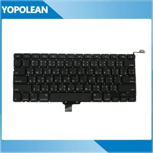 5pcs/lot New Thailand Thai Keyboard For Macbook Pro 13" Unibody A1278 2009 2010 2011 2012