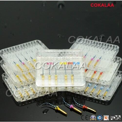 6piece 21mm Dental reciproc blue files dental files endodontic niti files use for Root canal cleaning dentistry