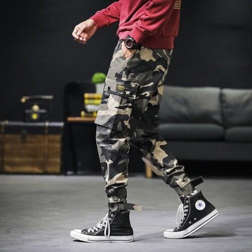 Spring and Autumn Mens Pants Casual Loose Camouflage Sweatpants Large Size Sweatpants for Men Sports Pants Jogging Pants Men