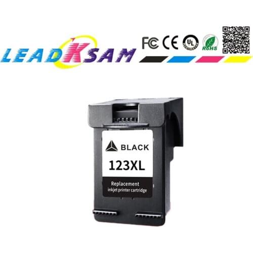 Black for Refilled hp 123 XL Replacement ink Cartridge for hp123 123XL for Deskjet 1110 2130 2132 2133 2134 3630 3632 3637 3638