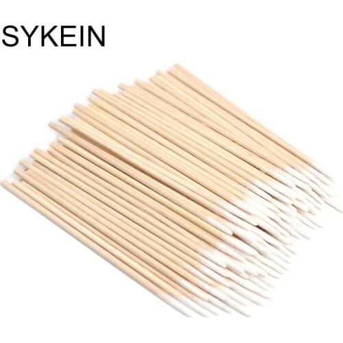 Wooden Cotton Swabs Stick for Ears Cleaning Eyebrow Lips Eyeliner Tattoo Makeup Cosmetics Tools Jewelry Clean Sticks Buds
