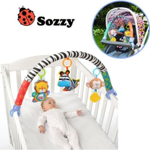 Baby Toys 0-12 Months Crib Bed Stroller Musical Mobile Rattles Plush Educational Toys Bell Newborn Infant Gift Toddler Speelgoed