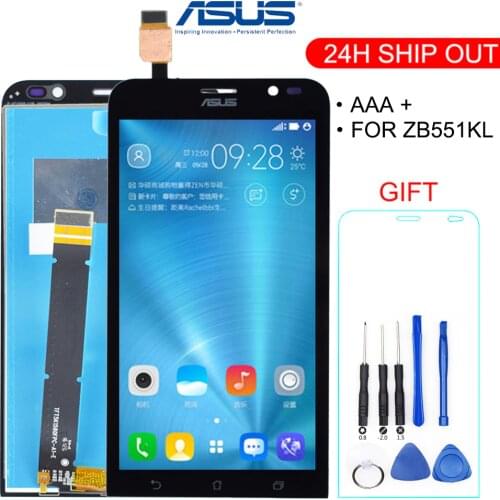 Original 5.5" For ASUS Zenfone GO TV ZB551KL X013D Full Lcd Display With Touch Screen Digitizer Panel Assembly Complete