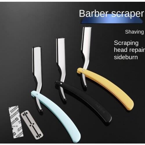 Hairdressing Shaver Scraper Haircut Old-Fashioned Razor Razor Razor Manual Shaver Piece Razor