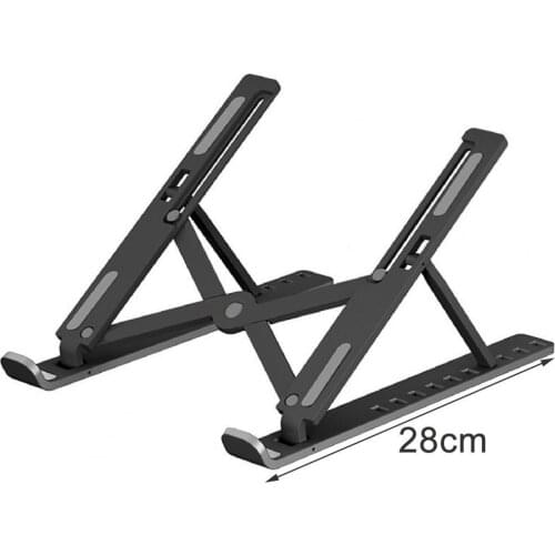 Laptop Stand for MacBook Pro Notebook Stand Foldable Portable ABS Ten Gear Adjustment Portable Computer Support for Notebook