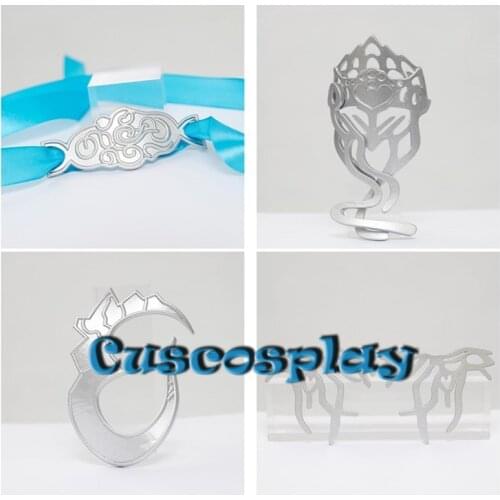 Mo Dao Zu Shi TV Series The Untamed Lan Wangji Headwear Headband Ribbon Lan Zhan Cosplay Prop Accessories for Halloween Party