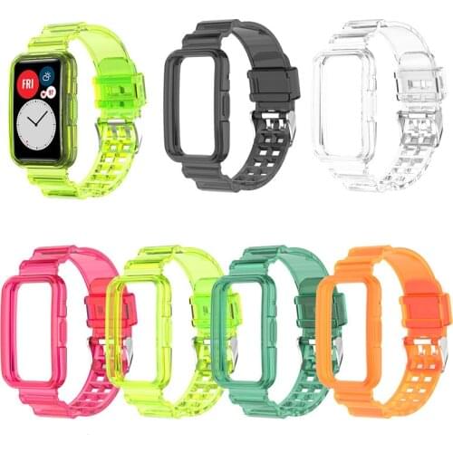 Strap For Huawei Watch Fit Band For Huawei Fit Smart Watch 2021 Strap With Case+Band Protective Cover Full Screen Protector Case