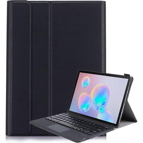 Smart Cover Bluetooth Keyboard with Touchpad For Samsung Galaxy Tab A 10.1 T510 T515 SM-T515/T510 Bluetooth Keyboard Tablet Case