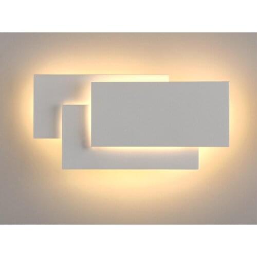 LED Modern Wall Lamp Three Square Combination Wall Lamp for Bedroom Living Room Living Light