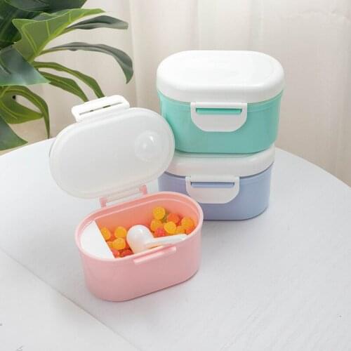 High Capacity Baby Milk Powder Container Melkpoeder Container Baby Food Storage Box Double Layer Infants Feeding Box for Newborn