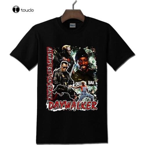 Wesley Snipes Blade Demolition Man Black T-Shirt S - 2Xl Tee Shirt