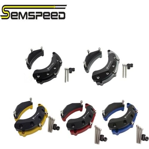 Semspeed New Style 2PCS Motor Engine Guard Case Set For YAMAHA MT09 Tracer FZ09 FJ09 XSR900 Engine Slider Protective Accessories
