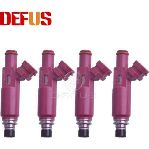 4X 195500-3310 Fuel Injector For MAZDA MAZDA3 BK MX5 1.6L 1.8L L4 B6ZE Z681-13-250 Nozzle Injection 1955003310 195500 3310 NEW