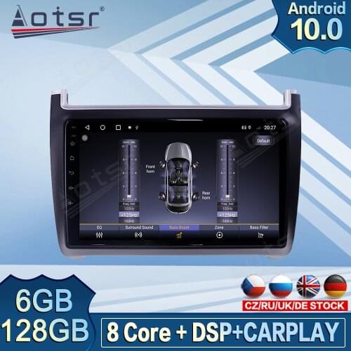 6GB 128GB Carplay Car Radio Screen For Volkswagen Polo 2008-2015 Android GPS Navigation Radio Tape Recorder Multimedia Autoradio