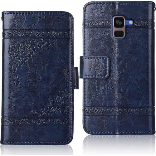 For Cover For Samsung A6 2018 A600 A600F SM-A600FN Case Wallet Leather Case For Samsung Galaxy A6 A 6 2018 A600 A62018 Cover