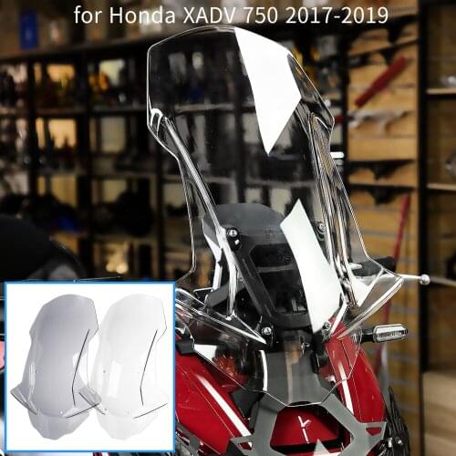 2018 XADV750 Motorcycle Windscreen Visor Viser Wind Deflectors Windshield for Honda X ADV 750 X-ADV750 2017-2019 Clear Smoke