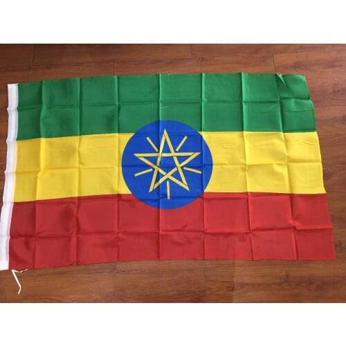 Ethiopia Flag Activity Decorative Banner 90x150cm