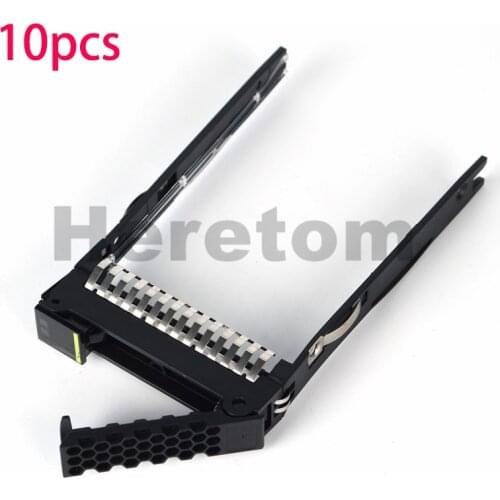 Heretom 10pcs/lot 2.5" SAS/SATA HDD Caddy Seld For Huawei RH1288 V3 RH2288 V3 RH2285H Hard Drive Tray Caddy Bracket W/Screws