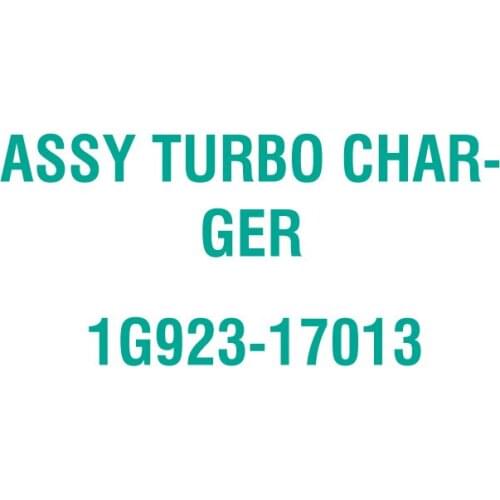 For Kubota 1G923-17013 ASSY TURBO CHARGER