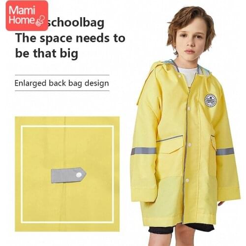 1Set Kids Raincoat Waterproof RainTransparent Children kindergarten school Student Rainsuit Protective Poncho Covers Baby Goods