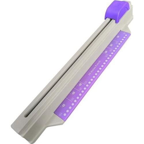 Loose-Leaf Puncher Financial Binding Machine 30-Hole Lightweight Paper Slide Puncher for A4 B5 A6 B6 for Office School