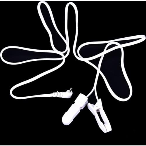 Electric shock nipple clamps offbeat climax male female accessories breast clip conductive labia electro sex Breast Flirting Toy
