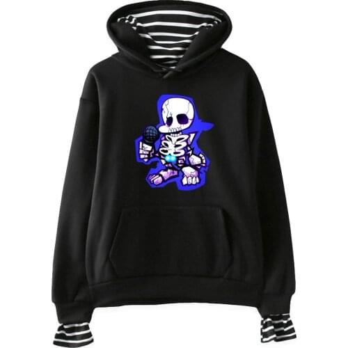 Games Friday Night Funkin Hoodie Fake Two Piece Women Hoodie Long Sleeve Sweatshirt Harajuku Streetwear 2021 Pullover Clothes