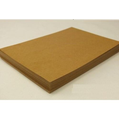I'MFINE,High quality A4 Brown Kraft Paper Paperboard Cardboard Card Blank 200gsm 250gsm 300gsm 350gsm Wholesale