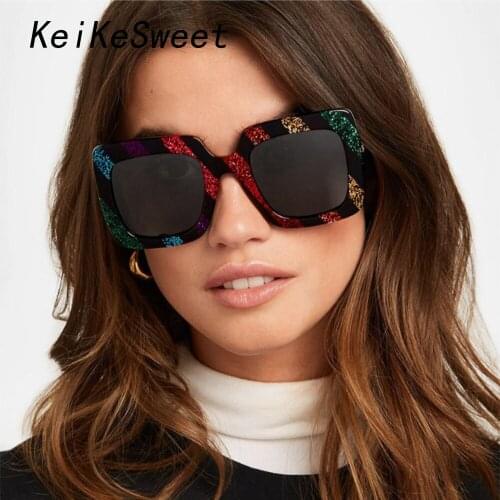 KeiKeSweet Women's Sunglasses Transparent Glasses