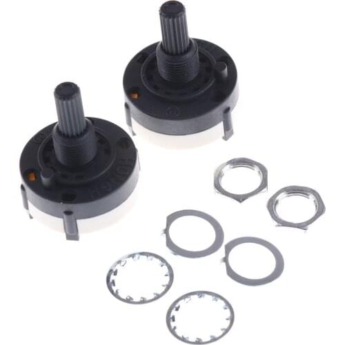 2Pcs 1 Pole 12 Position Custom Wiring ROTARY SWITCH Whosesale Rating 0.3A 250VAC