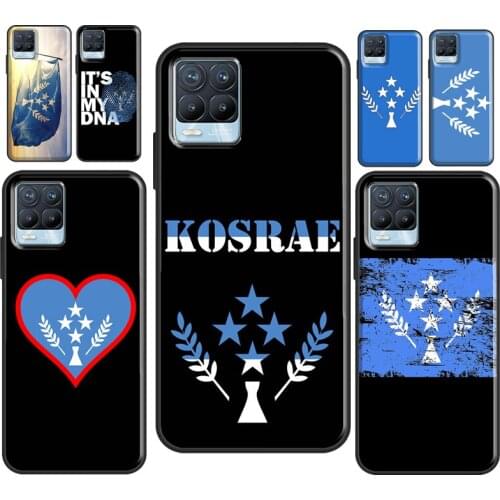 Kosrae Flag Case For OnePlus 9 Pro 7 8 T Nord Cover For OPPO Realme C3 C11 C15 C21 GT Neo 6 7 8 Pro