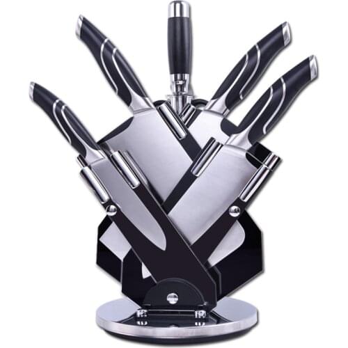 Hot Kitchen Sets 7 Piece Suit Stainless Steel Knives Chef Chopping Knife Scissor Cooking Accessory Tools