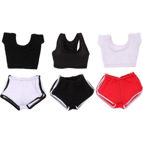 1/6 Scale Female Women Sport Pants Suit Shirt for 12inch Action Figure